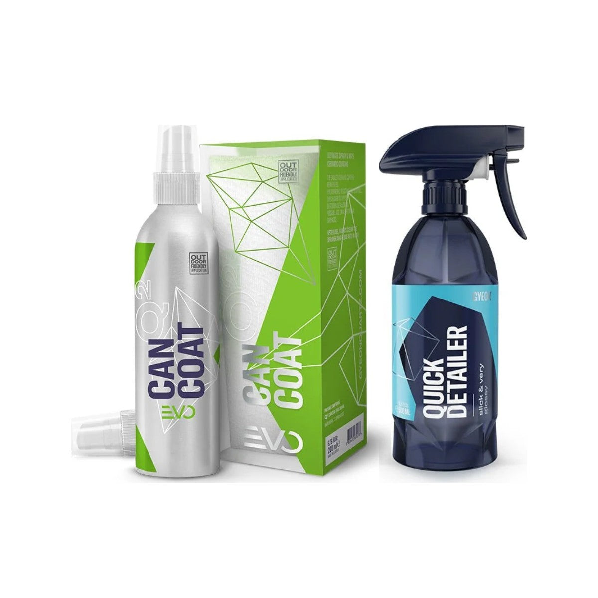Pack protection céramique moto Gyeon : Q2 CanCoat EVO et Q2M QuickDetailer